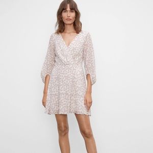 Club Monaco Short Wrap Mini Dress